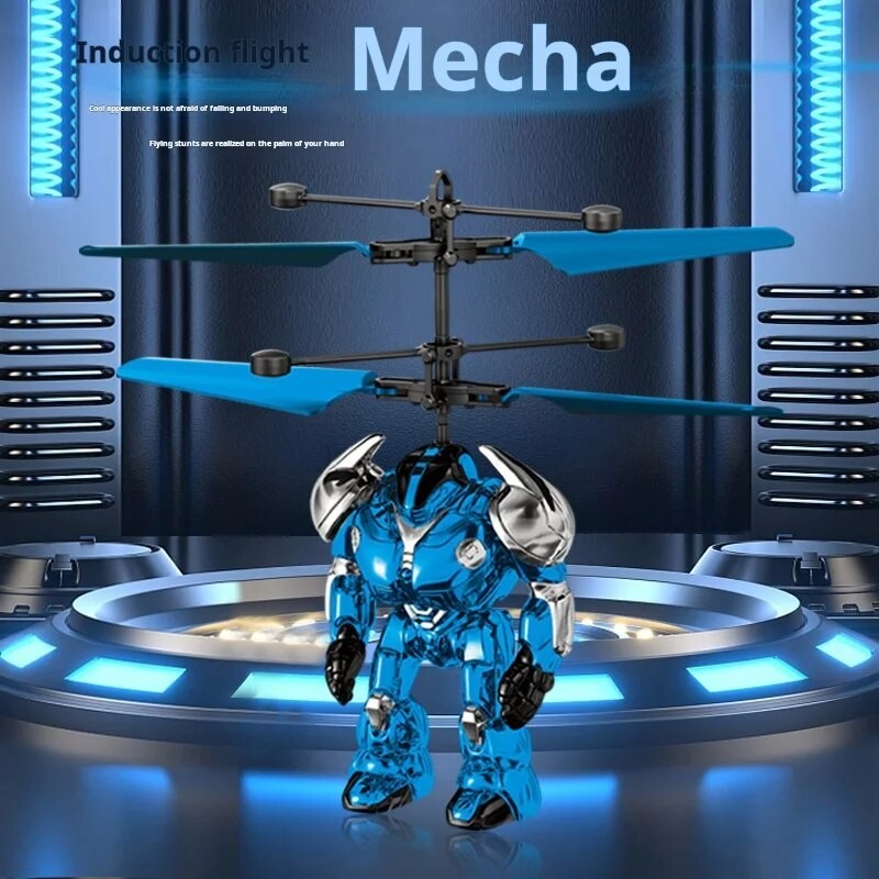 Intelligent Sensing Aircraft Mech Warrior Flying Robot