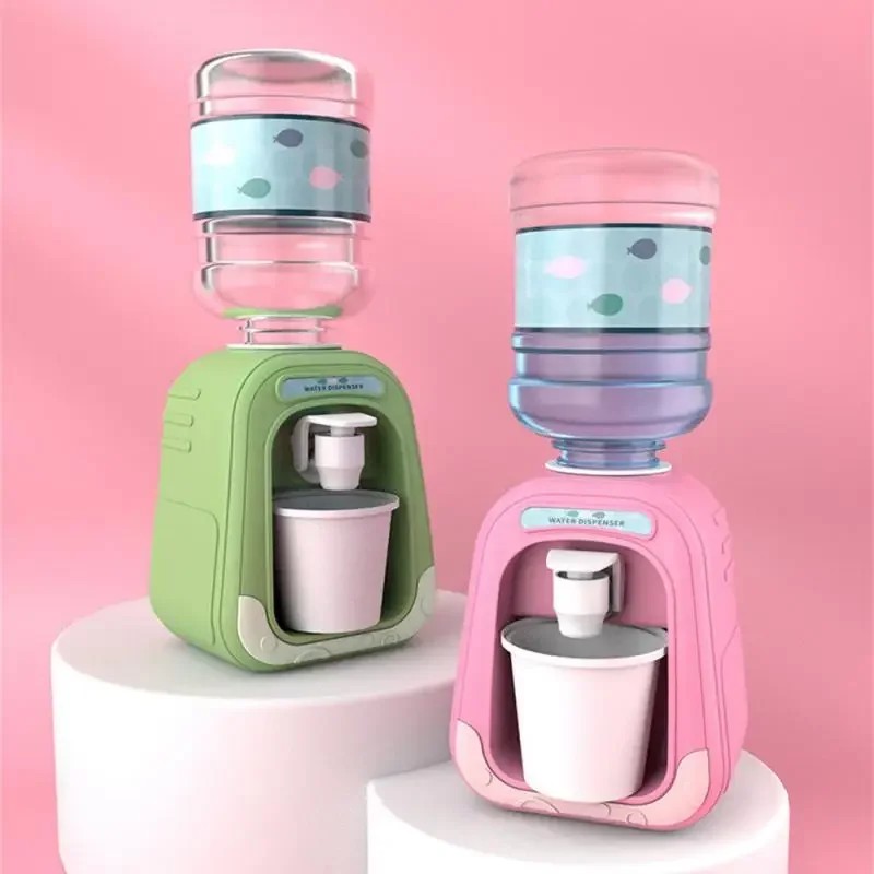Mini Water Dispenser for Children Cute Cartoon Drinking Fountain for Water, Juice & Milk