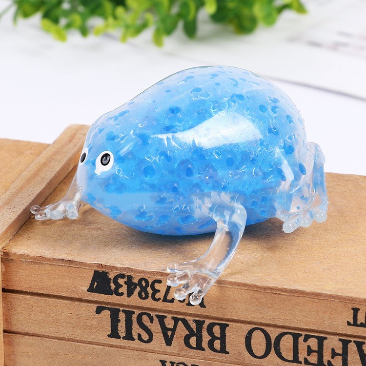 Creative Colorful Beads Vent Frog Multi Colors