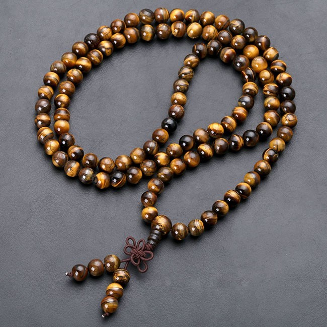 Natural Tiger Eye Gem Stone Bead Necklace Bracelet