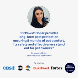 DrPaws 8 Months Flea and Tick Free Collar Dogs