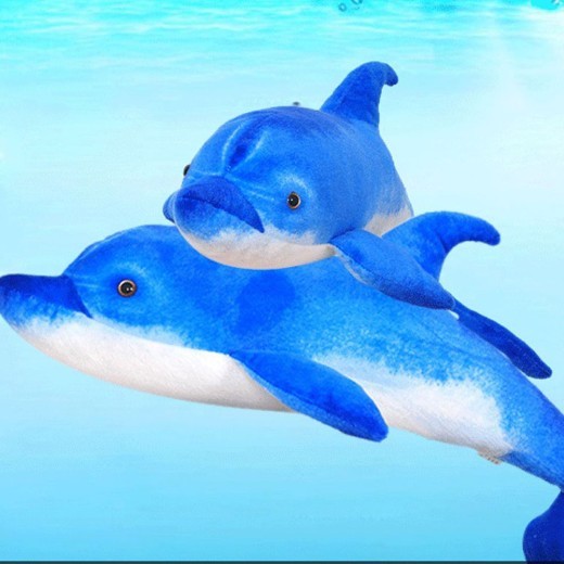 Simulation Dolphin Ocean Plush Toy Pillow Gift