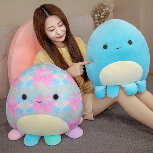 Cute Plush Toys Wholesale Custom Plus Logo Octopus Doll Pillow Cartoon New Children's Gift