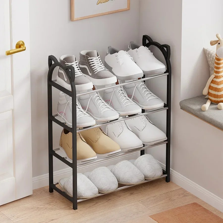 4-Layer Household Storage Rack Simple Shoe Cabinet