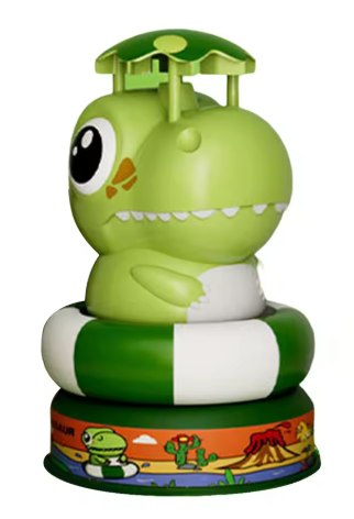 Summer Fly Water Jet Water Toy Cartoon Frog Sprinkler Rotating Spray Soaker Garden Yard Wiggle Splashing Fun Toys for Kid Gift