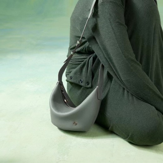 Soft Boat Horn Shoulder Large-capacity Crossbody Bag