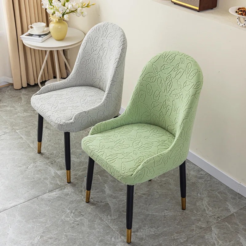 2024 New Modern Large Semi-Circular Curved Pineapple Chair with Armrests  Elastic Chair Cover for Household, Universal All-Year Comfort