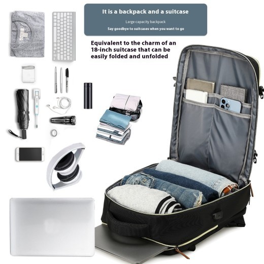 Large Capacity Men's Backpack Lightweight Short Trip