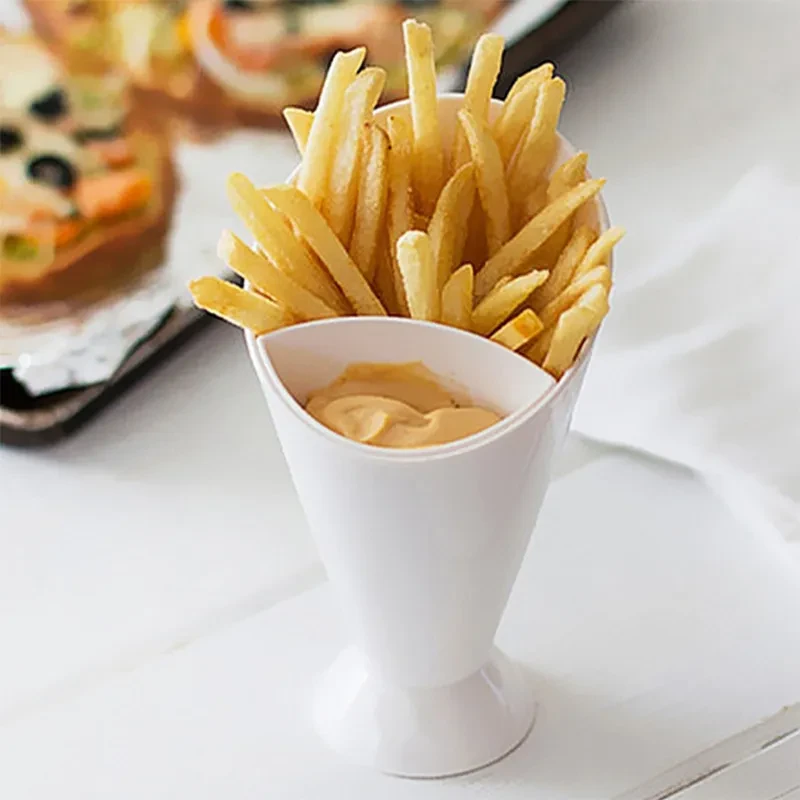 Western French Fries Vegetable Salad Cup Creative Diagonal Western Tableware