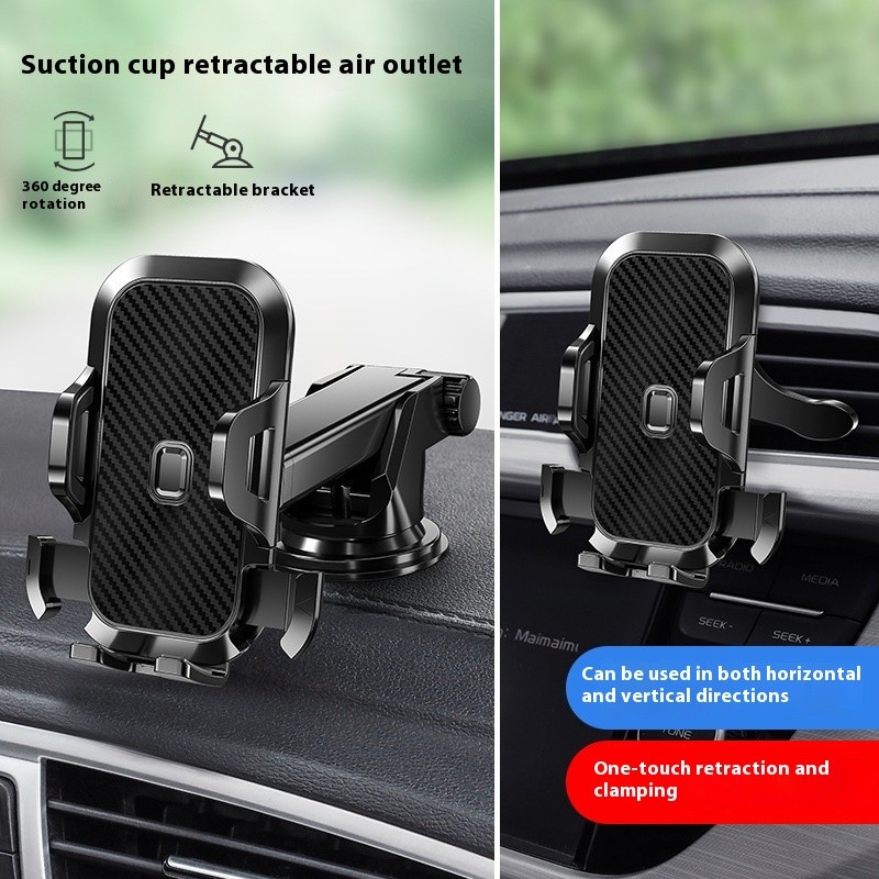 Car Mobile Phone Bracket Multifunctional Air Outlet Navigation Phone Holder