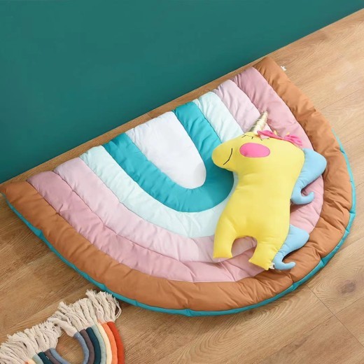 New Creative Rainbow Floor Mat Baby Crawling Mat Home Decoration Products