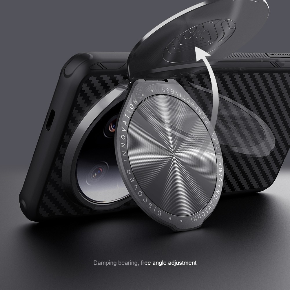 NILLKIN Carbon Fiber CamShield Back Cover for Xiaomi Mi 14 Ultra 5G  360 Full Camera Protection Case