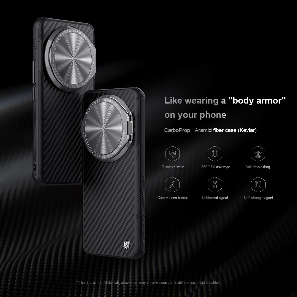 NILLKIN Carbon Fiber CamShield Back Cover for Xiaomi Mi 14 Ultra 5G  360 Full Camera Protection Case