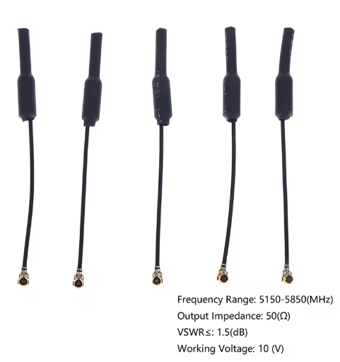 5.8G 3DB UFL IPEX Omni Directional Brass Soft FPV Antenna for RC FPV Quadcopter Racing Freestyle Drones DIY Parts