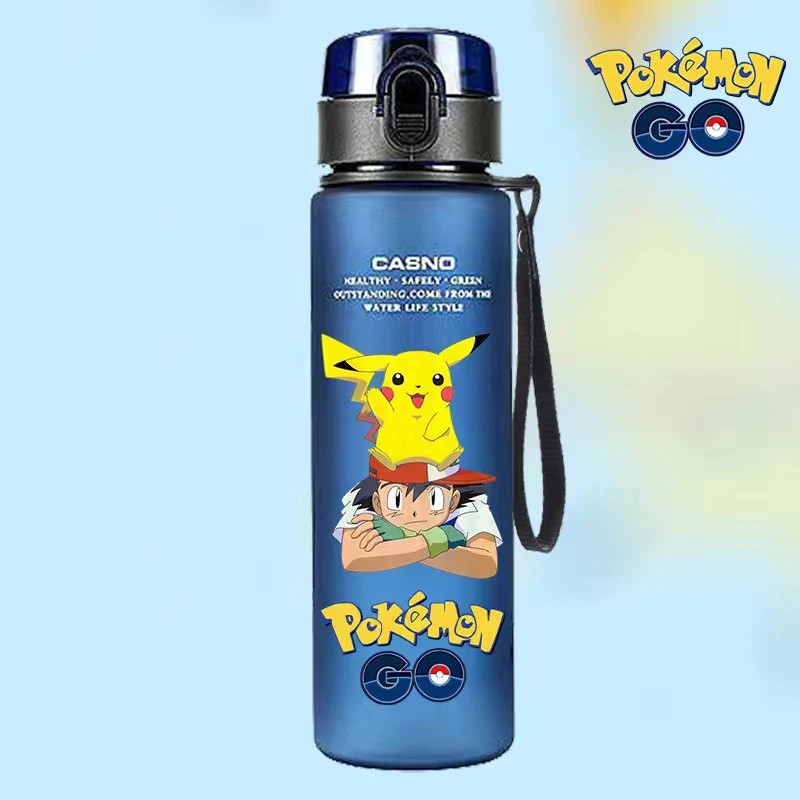 MINISO Pikachu 560ml Direct Drinking Water Bottle  Large Capacity Portable Coffee Cup, Leak Proof, Durable Cartoon Cute Hydroflask