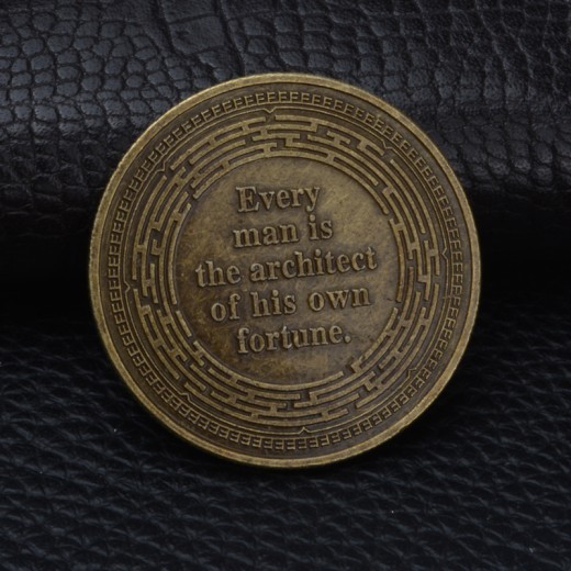 Architect Antique Relief Lion Coins