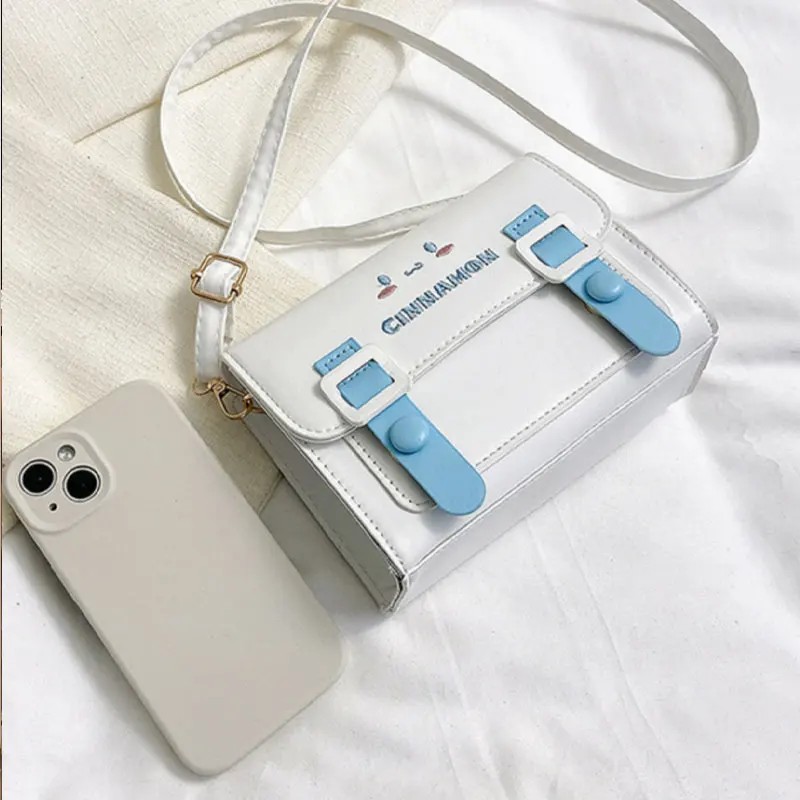 MINISO Disney Sanrio Hello Kitty Cinnamoroll Anime Shoulder Bag  Kawaii Cute Cartoon Backpack for Girls, Ideal Gift