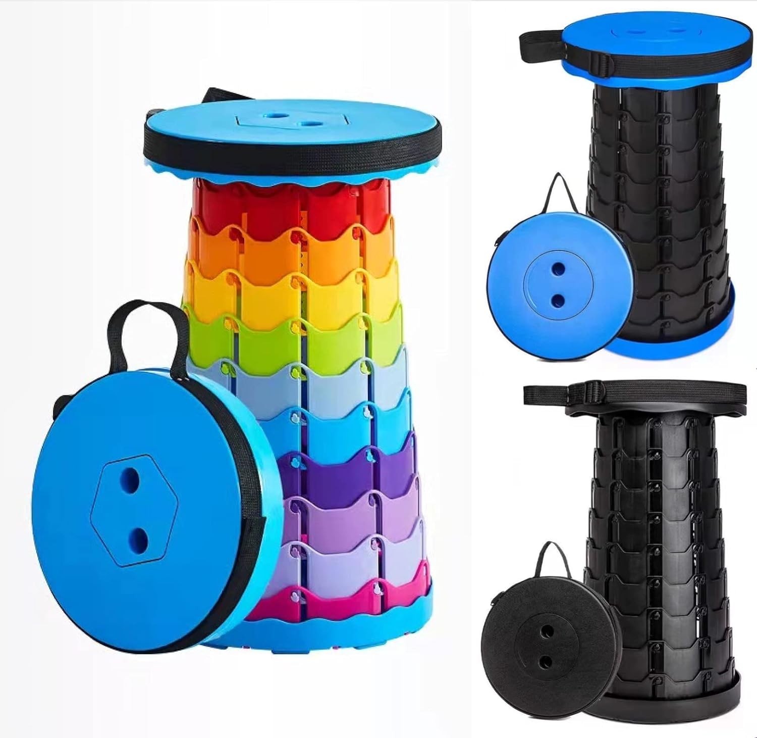 Folding Telescopic Stool  Outdoor Portable Folding Chair, Travel, Fishing, and Queuing Stool