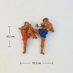 Thailand Thai Boxing 3D Stereoscopic Resin Painting and Tourism Souvenirs