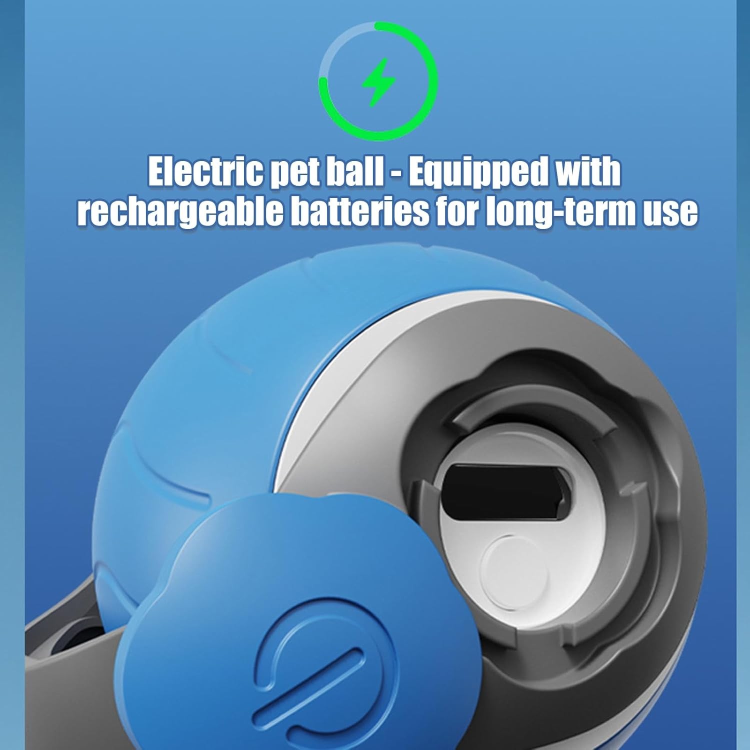 Speedy Tail 2.0 - Interactive Electric Rolling Ball with Teasing Tail Smart Cat Toy for Indoor & Outdoor Fun