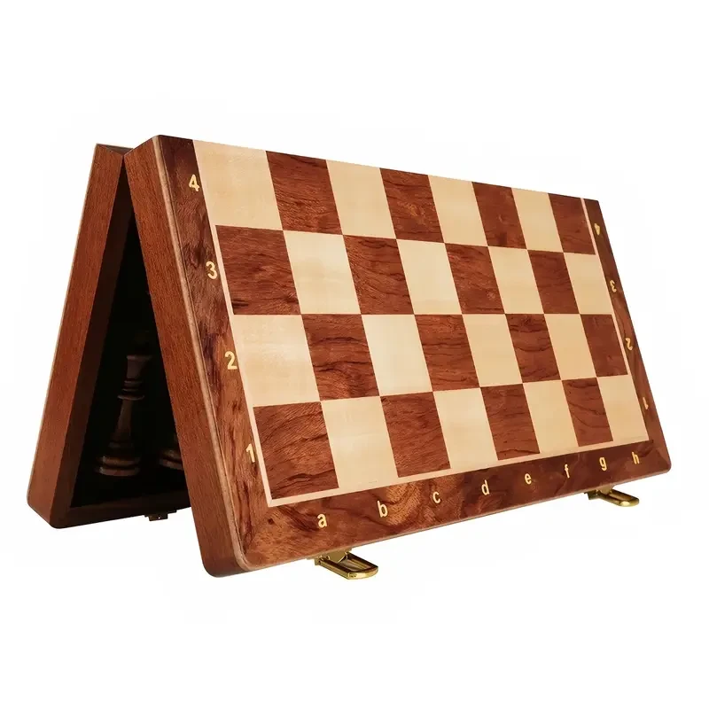 Exquisite Solid Wood Advanced Chess Set