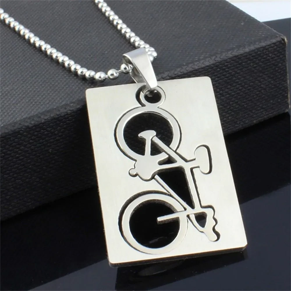 Personalized Wire-Cut Bicycle Pendant Tag