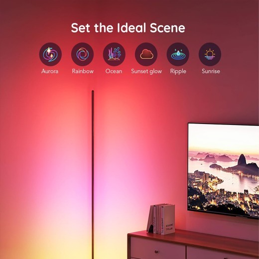 Line Light Bedside Decorative Personality Strip Corner Led Floor Lamp