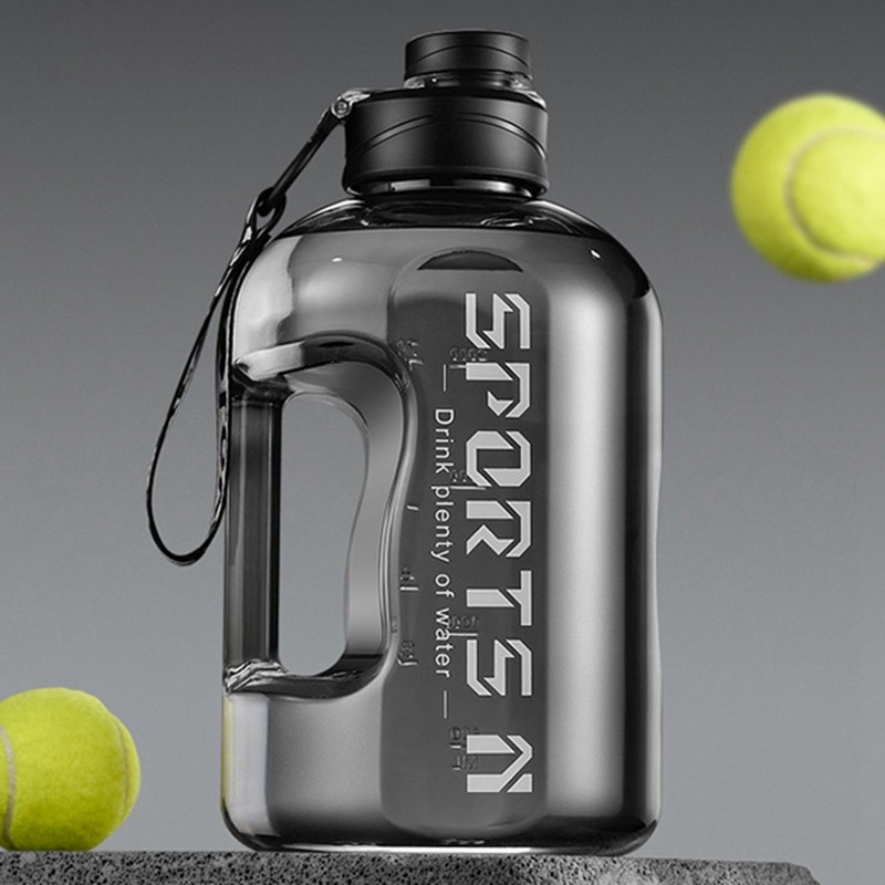 2.7/1.7L Insulated Water Bottle with Straw Leakproof Fitness Bottle for Gym, Travel, Hiking, and Camping