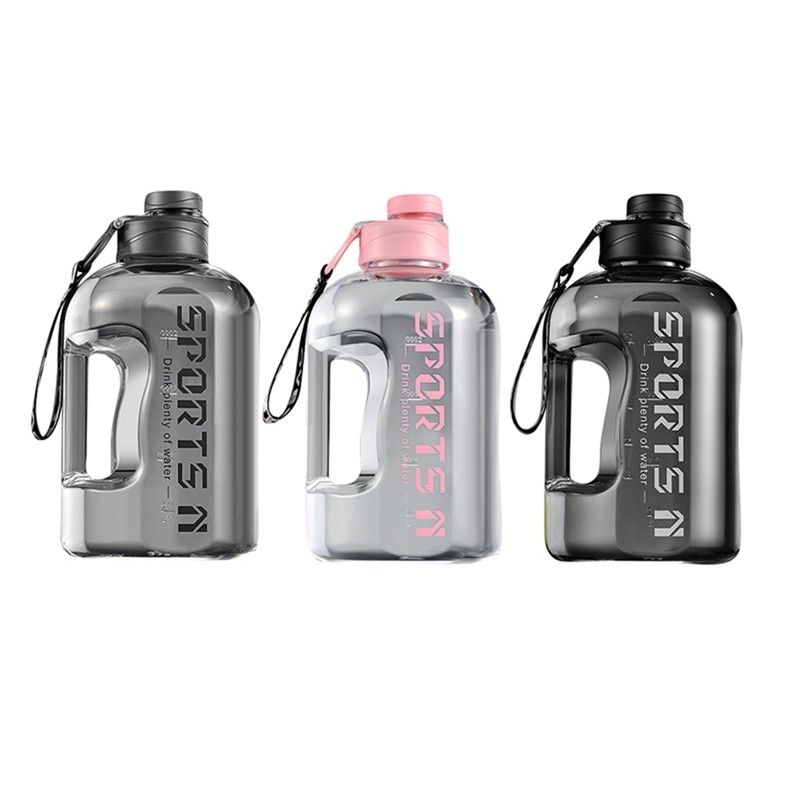 2.7/1.7L Insulated Water Bottle with Straw Leakproof Fitness Bottle for Gym, Travel, Hiking, and Camping