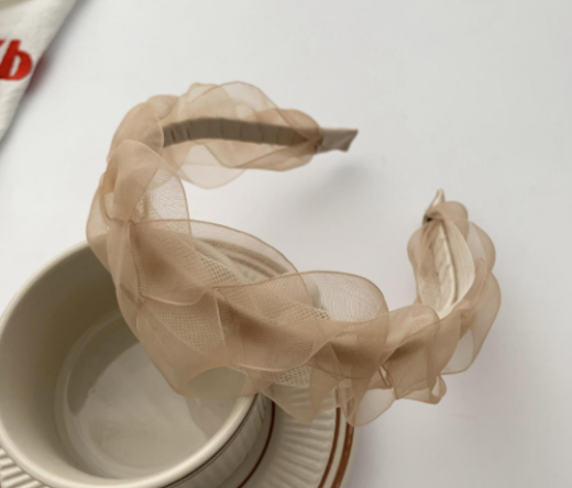 Super Fairy Mesh Headband Female Face Wash Highend Headwear Hairpin Hair Accessories