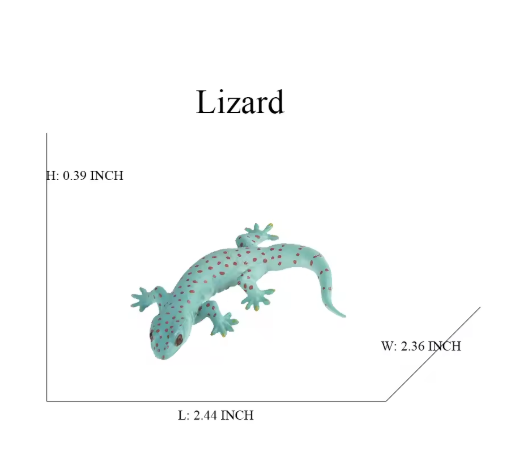 Iguana Moloch Lizard Figures Chameleon Toy reptile Animal Figurines Anime Action Figure Plastic Animals for Children Toys Games