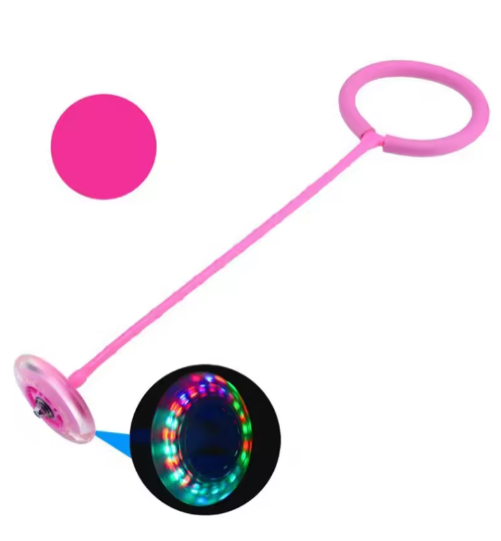 Flash Jumping Foot Force Ball Kids Outdoor Fun Sports Toy LED Children Jumping Force Reaction Training Ball Child-parent Games