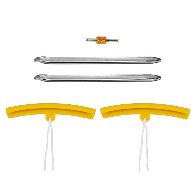 Motorcycle Tire Iron Changer Lever Tool Wheel Rim Protector Valve Tool