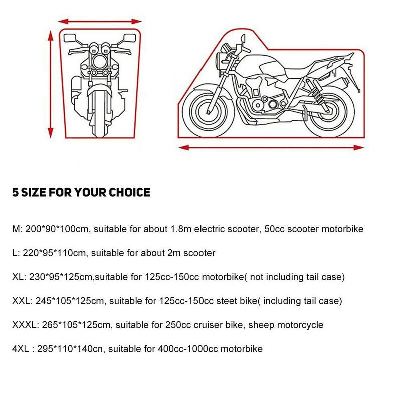 Motorbike Cover Size M