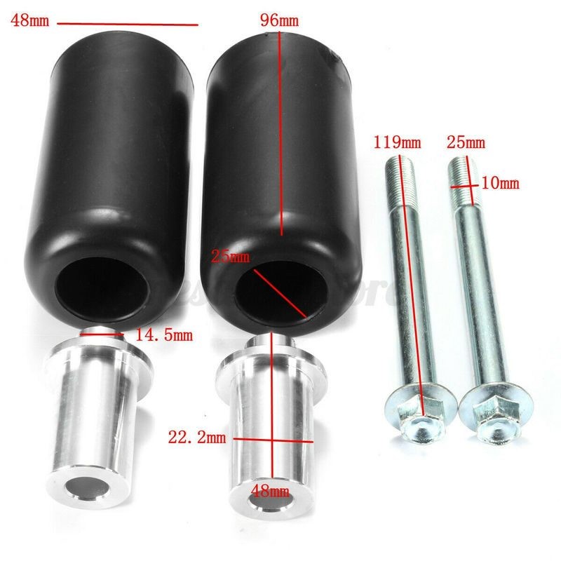 Universal Motorcycle Frame Slider Anti-Crash Protector