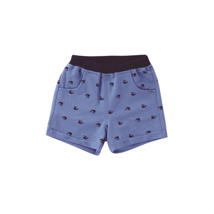 Whale Blue Shorts | 2-3y