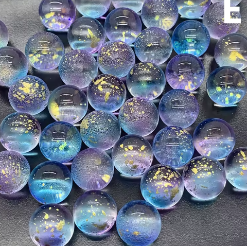 12mm Glass Marbles Balls Charms Clear Pinball Machine Home Decor for Fish Tank Vase Aquarium Toys for Kids Children 50PCS