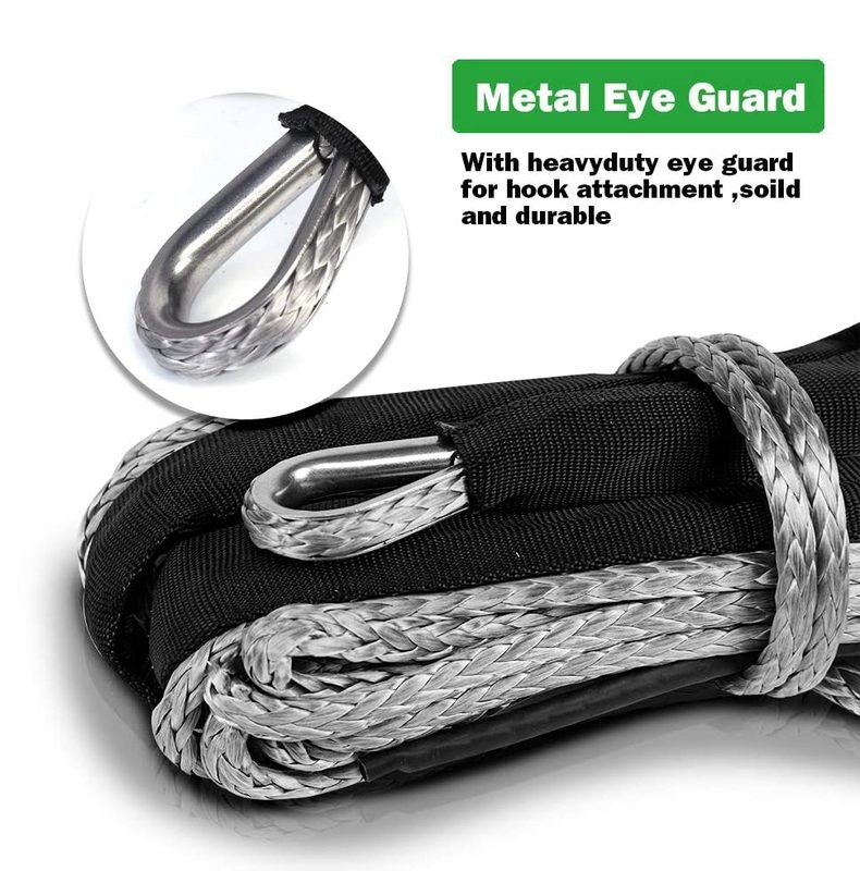 1/4" 50ft Winch Rope Winch Line Cable