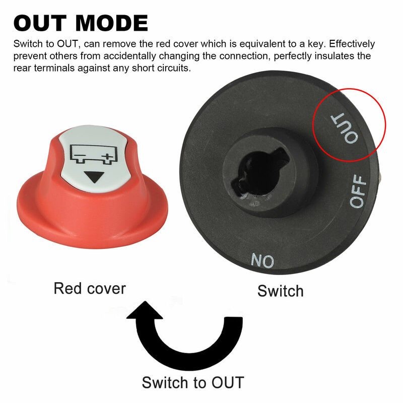 100A Battery Isolator Switch for Car Marine Boat