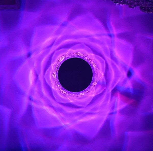 Rose Crystal Lamp with Touch and Remote Control, Big Size