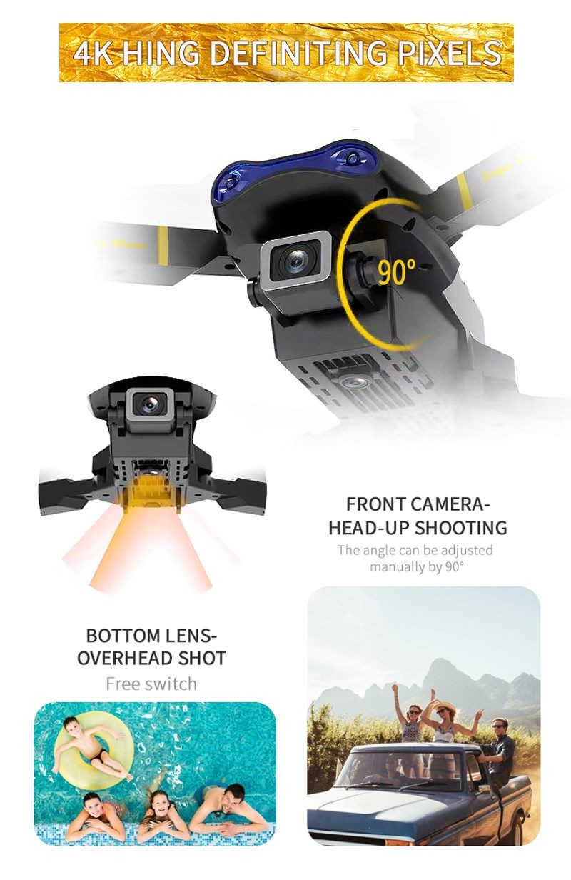 Drone, Global Drone, E99 Pro, 4K Dual Camera, High Quality