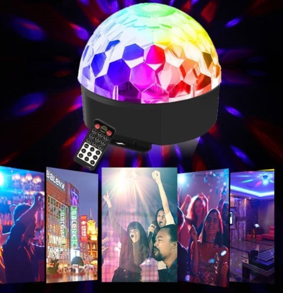 Party Lights with Remote Controller, NZ Power Plug. Sound Activated Mode