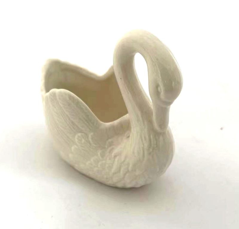Candle Holder A Pair of White Swan Vase