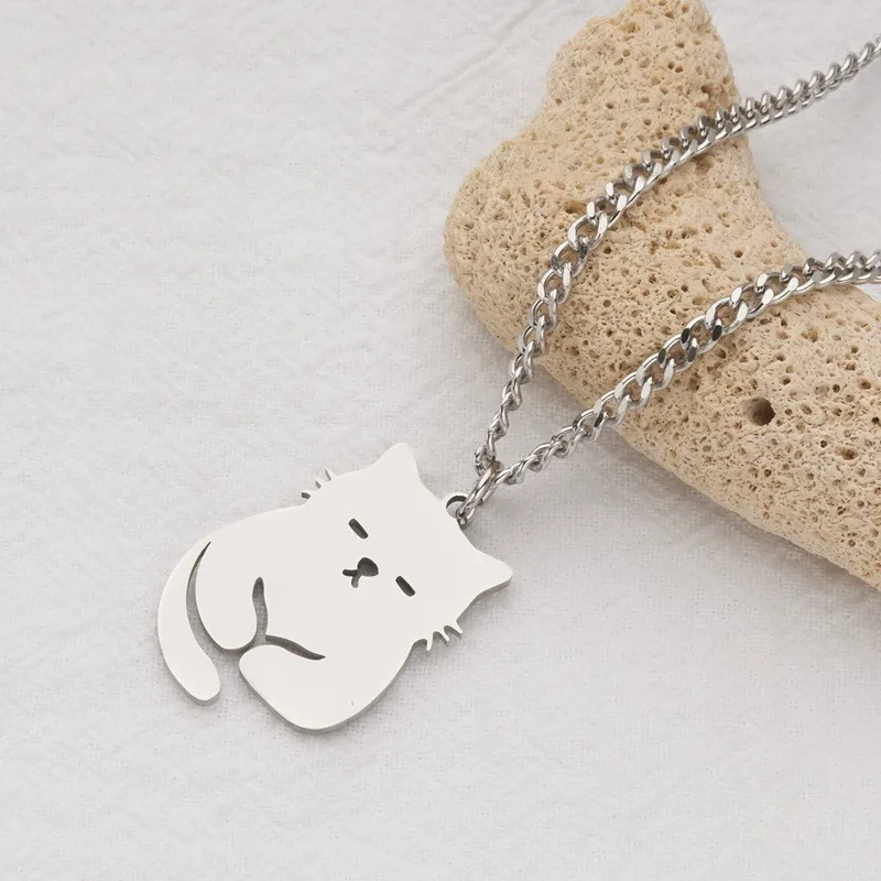 Super Cute Cat Pendant Necklace