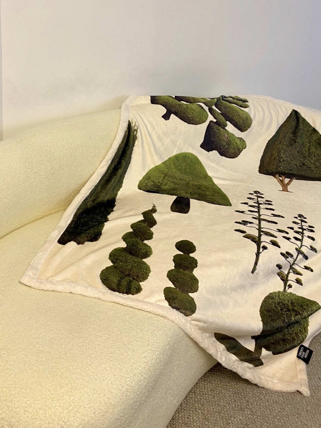 Forest Tree Blanket Flannel Anti-static Leisure Lunch Break