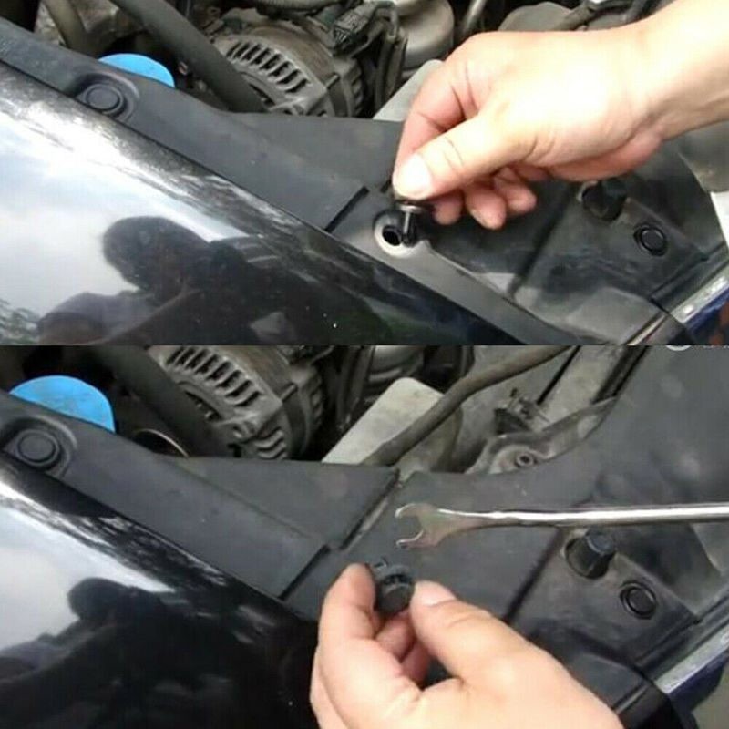 730pcs Car Body Plastic Push Pin Rivet Fasteners Clips Trim Moulding Kit