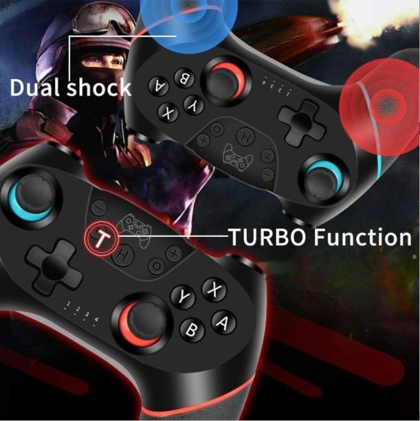 Wireless Controller for Nintendo Switch, Black