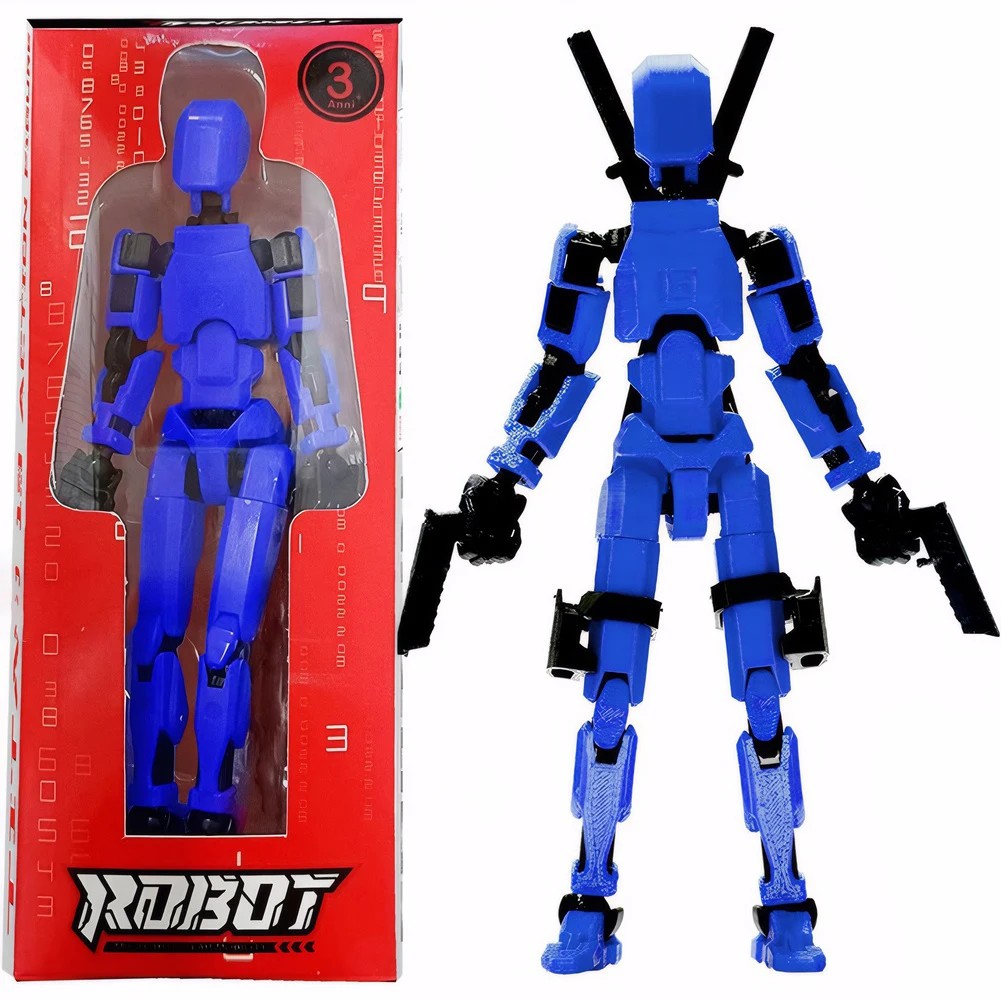 3D Printed Multi-Jointed Movable Lucky 13 Action Figure