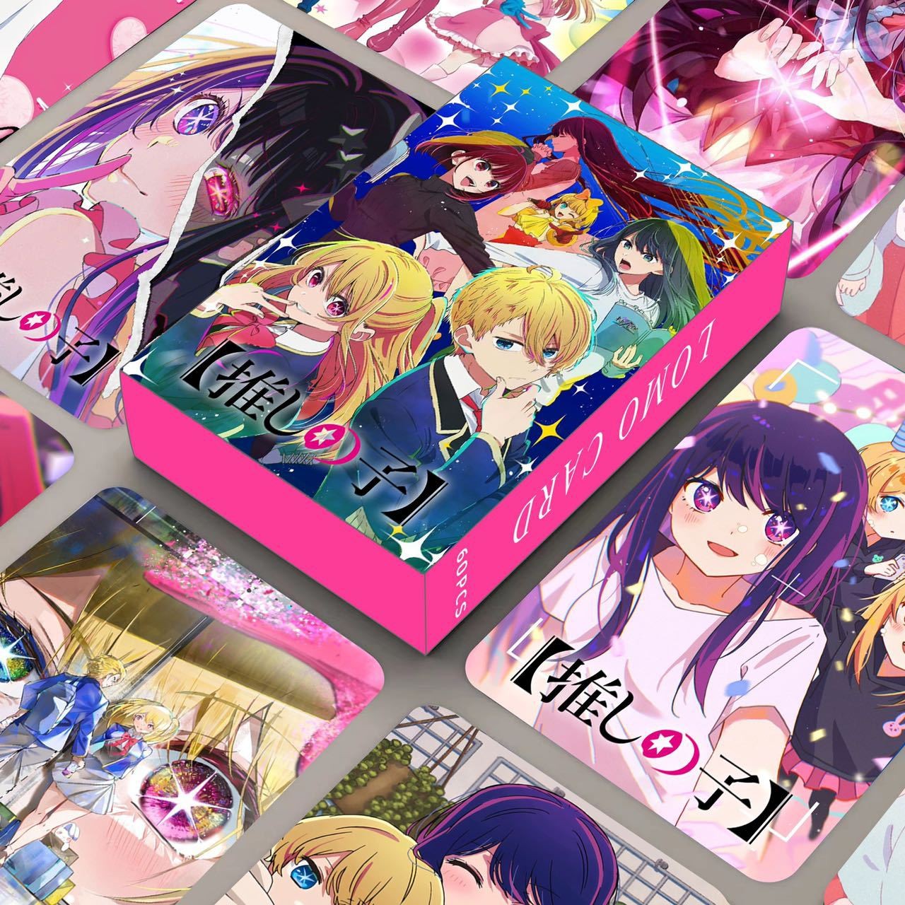 60PCS/Set Anime Oshi No Ko Lomo Cards HD Printed Photo Cards for Fans