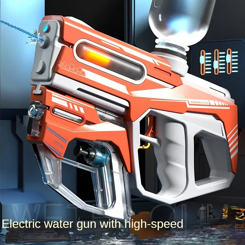 Rechargeable Dual-Shooter Water Gun for Kids